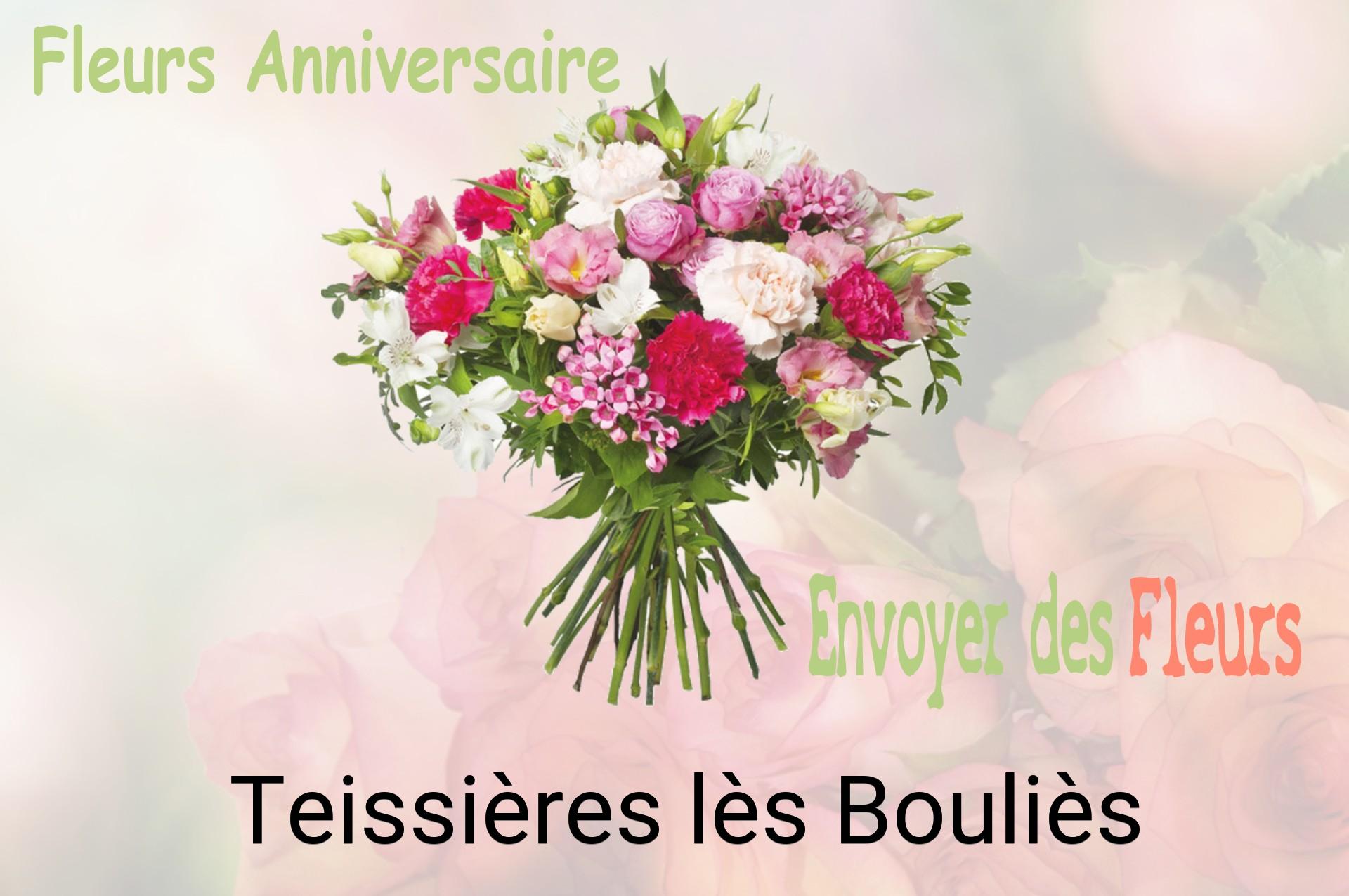 Bouquet de fleurs d’anniversaire livré à Teissières-lès-Bouliès