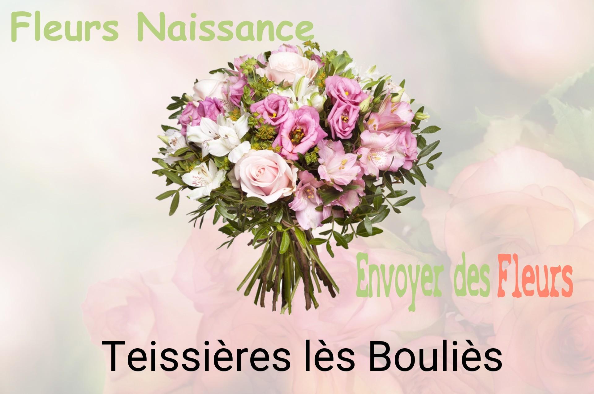 Bouquet de fleurs de naissance livré à Teissières-lès-Bouliès