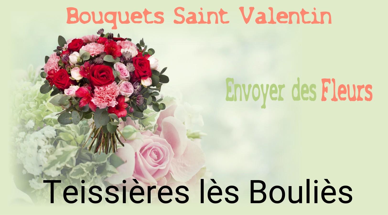 Roses de Saint-Valentin livrées à Teissières-lès-Bouliès